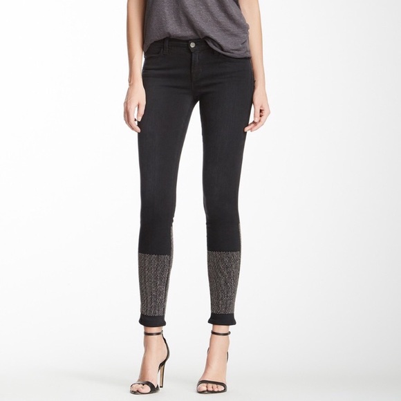 J Brand Denim - J Brand Petra Mid Rise Studded Skinny